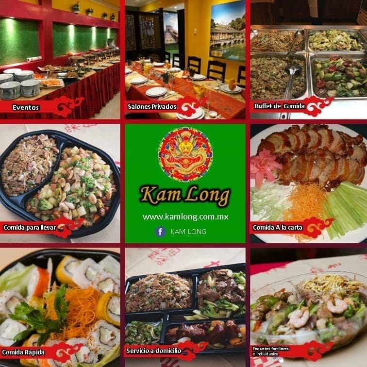 Menu at Kam Long fast food, Coatzacoalcos
