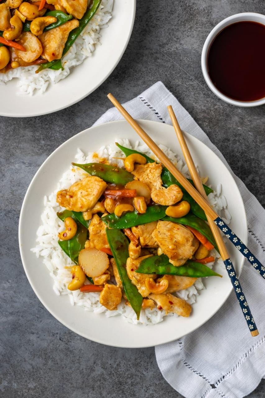 Chinese-style Chicken with Cashew