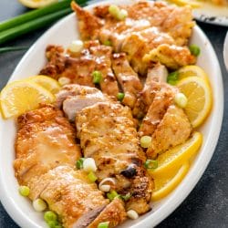 Chinese-style Chicken in a Sweet Lemon Sauce