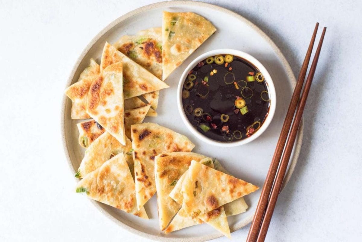 Chinese Pancakes with Scallions