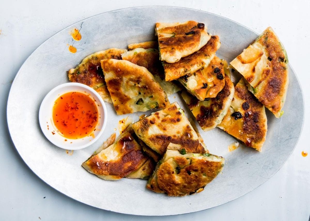 Chinese Pancakes with Scallions