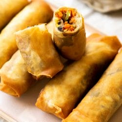 Chinese Vegetable Spring Rolls